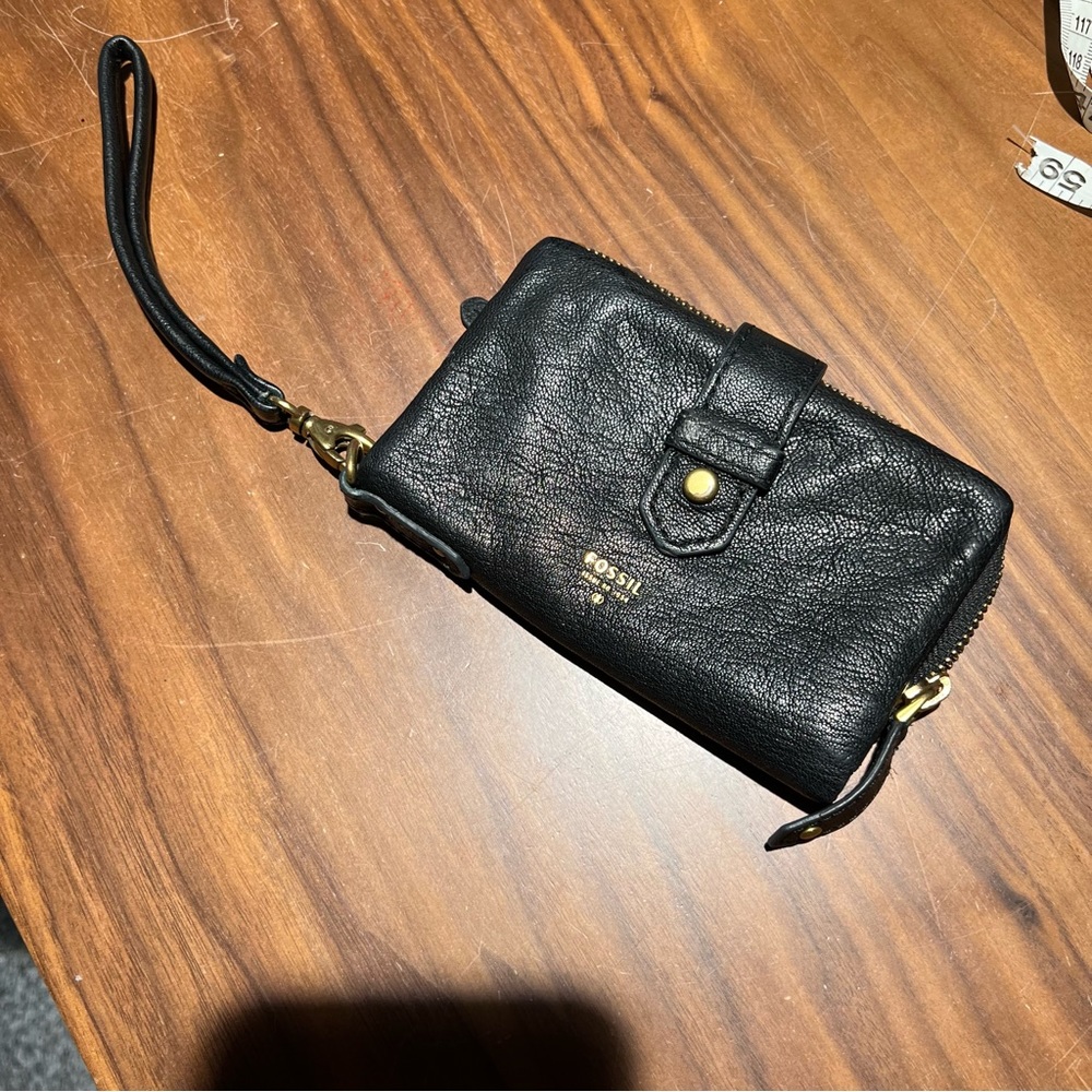 Black Fossil Wallet